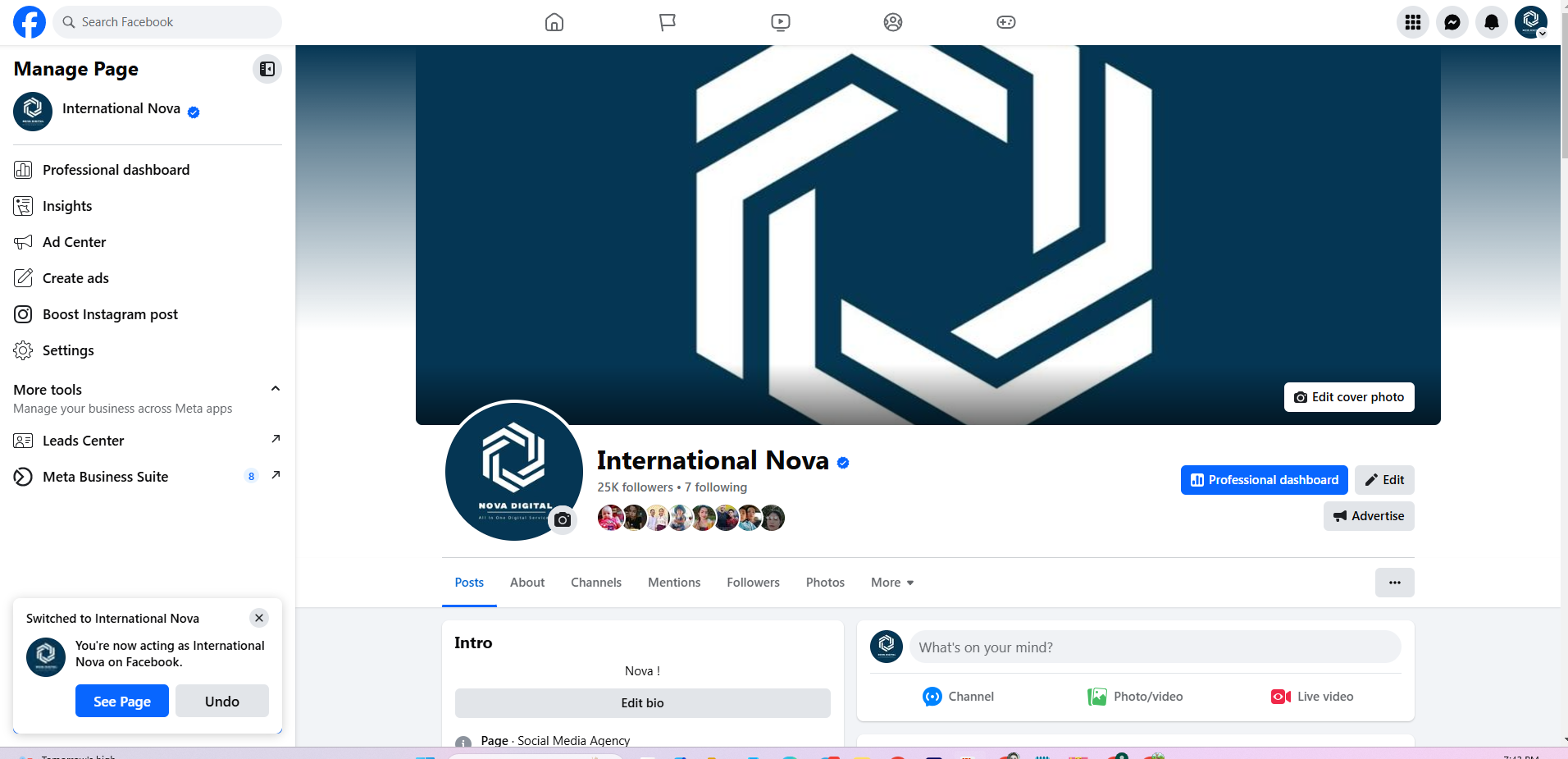 Announcement of change official Facebook page name from “International Nova ” to “Nova Digital”25 Unique Website Ideas For Your Next Side Project